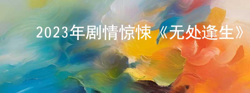 曾彦修的动漫综艺大全,2023年剧情惊悚《无处逢生》BD中英双字迅雷下载_电影天堂